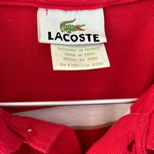 Rare type of Lacoste polo